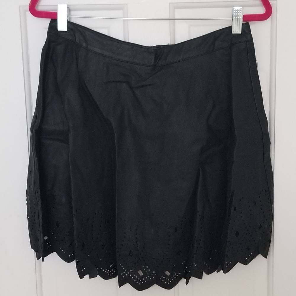 ASTR Black Faux Leather Mini Skirt - Picture 5 of 7